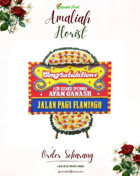 Sewa Papan Bunga Stasiun Pasar Senen